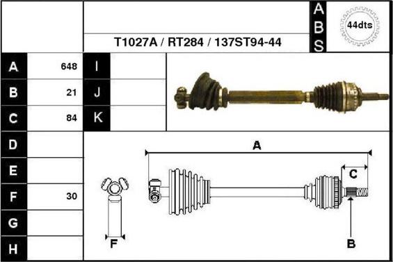 Technika 38137A - Приводний вал avtolavka.club