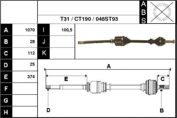 Technika 28046 - Приводний вал avtolavka.club