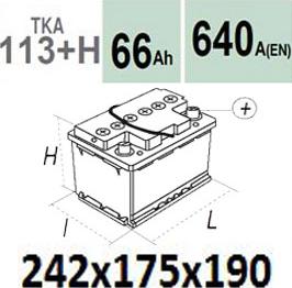 Technika TKA113+H - Стартерна акумуляторна батарея, АКБ avtolavka.club