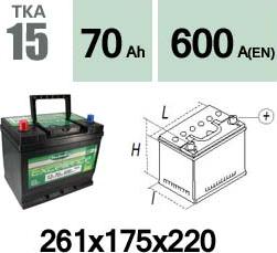 Technika TKA15 - Стартерна акумуляторна батарея, АКБ avtolavka.club
