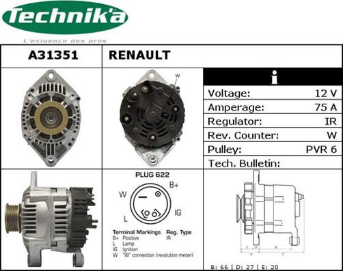 Technika A31351 - Генератор avtolavka.club