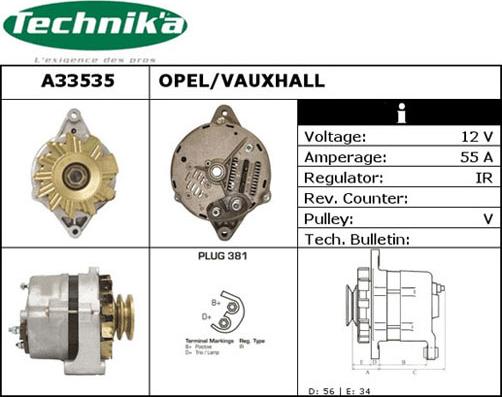 Technika A33535 - Генератор avtolavka.club