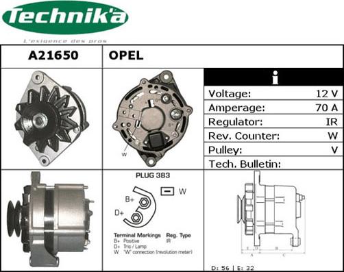 Technika A21650 - Генератор avtolavka.club