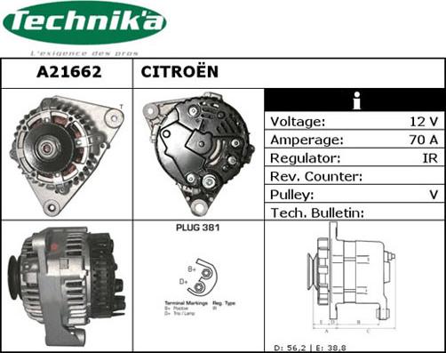 Technika A21662 - Генератор avtolavka.club