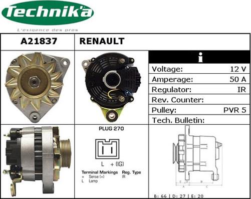 Technika A21837 - Генератор avtolavka.club