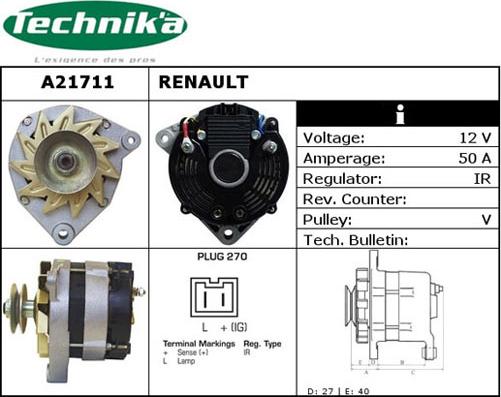 Technika A21711 - Генератор avtolavka.club