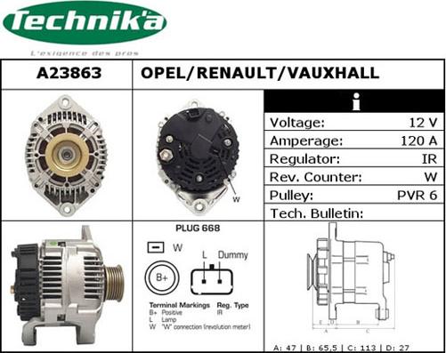 Technika A23863 - Генератор avtolavka.club