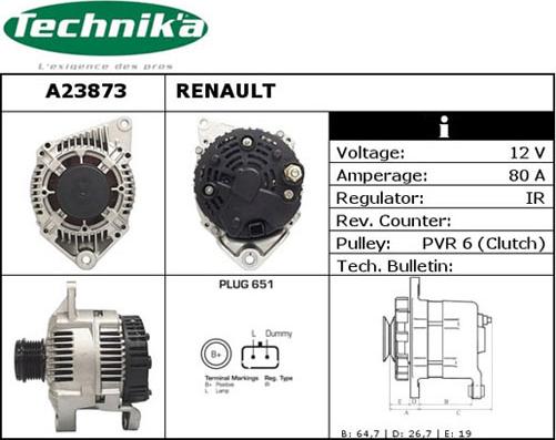 Technika A23873 - Генератор avtolavka.club