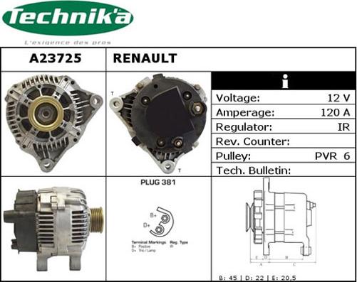 Technika A23725 - Генератор avtolavka.club