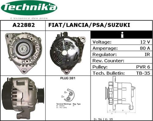 Technika A22882 - Генератор avtolavka.club