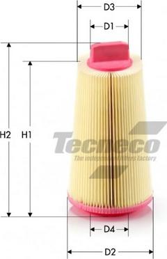 Tecneco Filters AR9680 - Повітряний фільтр avtolavka.club