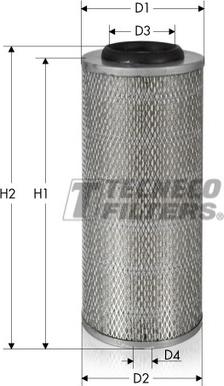 Tecneco Filters AR761-I - Повітряний фільтр avtolavka.club