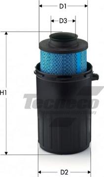 Tecneco Filters AR505-I - Повітряний фільтр avtolavka.club