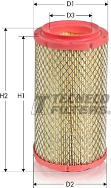 Tecneco Filters AR05011836AA - Повітряний фільтр avtolavka.club