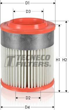 Tecneco Filters AR1652/1 - Повітряний фільтр avtolavka.club