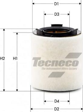 Tecneco Filters AR10822-S - Повітряний фільтр avtolavka.club