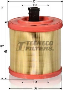 Tecneco Filters AR18114 - Повітряний фільтр avtolavka.club