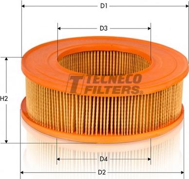 Tecneco Filters AR242 - Повітряний фільтр avtolavka.club