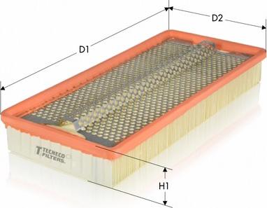 Tecneco Filters AR293PM - Повітряний фільтр avtolavka.club