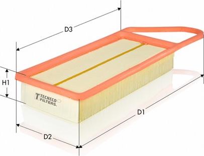 Tecneco Filters AR2075PM - Повітряний фільтр avtolavka.club