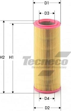 Tecneco Filters AR2134 - Повітряний фільтр avtolavka.club