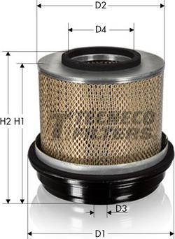 Tecneco Filters AR701-I - Повітряний фільтр avtolavka.club