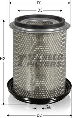 Tecneco Filters AR775-I - Повітряний фільтр avtolavka.club