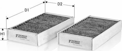 Tecneco Filters CK10209-C-2 - Фільтр, повітря у внутрішній простір avtolavka.club