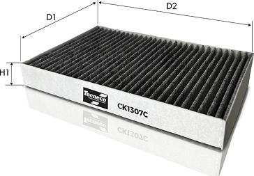 Tecneco Filters CK1307C - Фільтр, повітря у внутрішній простір avtolavka.club