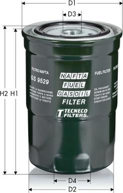Tecneco Filters GS9529 - Паливний фільтр avtolavka.club
