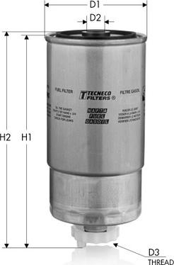 Tecneco Filters GS56 - Паливний фільтр avtolavka.club