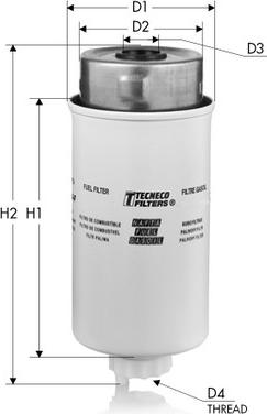 Tecneco Filters GS10153 - Паливний фільтр avtolavka.club