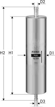 Tecneco Filters GS1195 - Паливний фільтр avtolavka.club