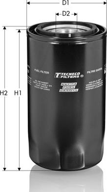 Tecneco Filters GS222HWS - Паливний фільтр avtolavka.club
