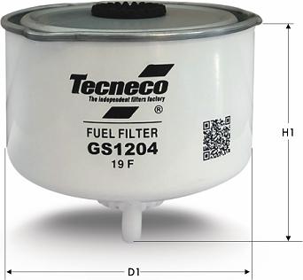 Tecneco Filters GS1204 - Паливний фільтр avtolavka.club