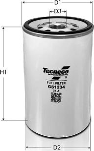 Tecneco Filters GS1234 - Паливний фільтр avtolavka.club