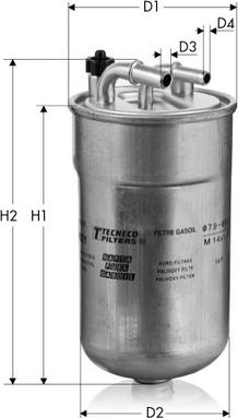 Tecneco Filters GS8021 - Паливний фільтр avtolavka.club