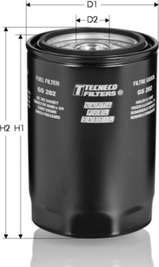 Tecneco Filters GS202 - Паливний фільтр avtolavka.club