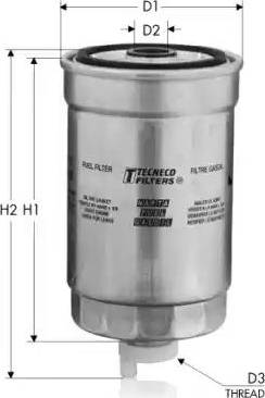 Tecneco Filters GS216/1HWS - Паливний фільтр avtolavka.club