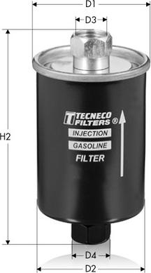 Tecneco Filters IN3727 - Паливний фільтр avtolavka.club