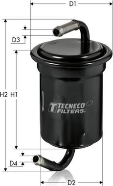 Tecneco Filters IN26 - Паливний фільтр avtolavka.club
