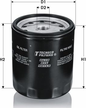 Tecneco Filters OL4853 - Масляний фільтр avtolavka.club