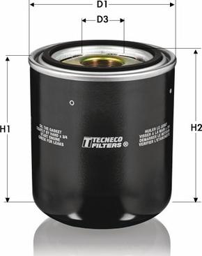 Tecneco Filters OL5693-AIRDRY - Патрон осушувача повітря, пневматична система avtolavka.club