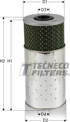 Tecneco Filters OL0157 - Масляний фільтр avtolavka.club