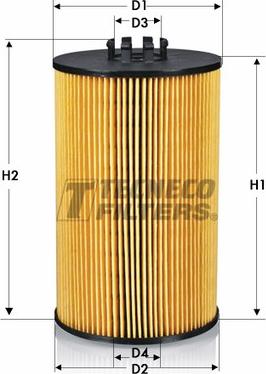 Tecneco Filters OL013125-E - Масляний фільтр avtolavka.club