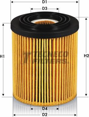 Tecneco Filters OL0236-E - Масляний фільтр avtolavka.club