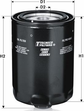 Tecneco Filters OL148 - Масляний фільтр avtolavka.club