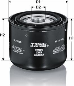 Tecneco Filters OL10268/1 - Масляний фільтр avtolavka.club