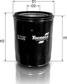 Tecneco Filters OL1379 - Масляний фільтр avtolavka.club