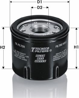 Tecneco Filters OL289 - Масляний фільтр avtolavka.club